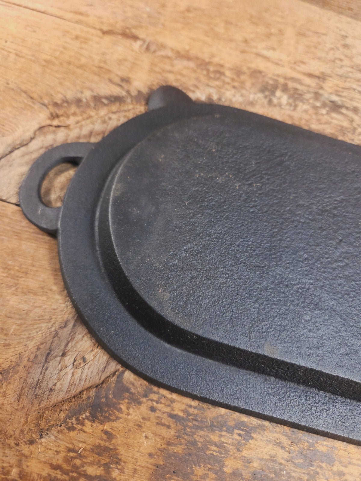 1800’s #7 Antique Gate-marked Long Griddle/Fish Fryer Griddle