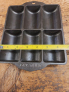 WOW. Tough To Find 1920’s LARGE Griswold No. 16 French Roll Bread 6 cup 6139 Bakeware