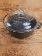 1930’s Beautiful! Wagner #8 Dutch Oven with GLASS lid! 1268. Perfect for soups breads or stews! Dutch Ovens Trivets &