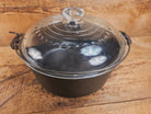 1930’s Beautiful! Wagner #8 Dutch Oven with GLASS lid! 1268. Perfect for soups breads or stews! Dutch Ovens Trivets &