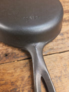Wagner Ware #3 Cast Iron Egg Skillet with Stylized Logo and Smooth Bottom 1053 Q Skillet