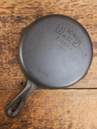 Wagner Ware #3 Cast Iron Egg Skillet with Stylized Logo and Smooth Bottom 1053 Q Skillet