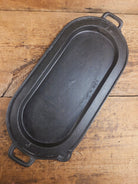 1800’s #7 Antique Gate-marked Long Griddle/Fish Fryer Raised 7 and P Griddle
