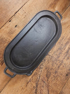 1800’s #7 Antique Gate-marked Long Griddle/Fish Fryer Raised 7 and P Griddle
