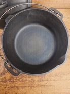 Early Birmingham Stove & Range (BSR) Red Mountain Series #8C Dutch oven with hand scribed numbers Dutch Ovens Trivets &