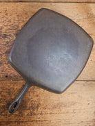 Great daily workhorse! 1950’s era Birmingham (BSR) Stove & Range cast iron square fryer skillet Skillet