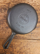 1940’s Griswold No. 3 Cast Iron Egg Skillet with Small Block Logo 709 J Skillet