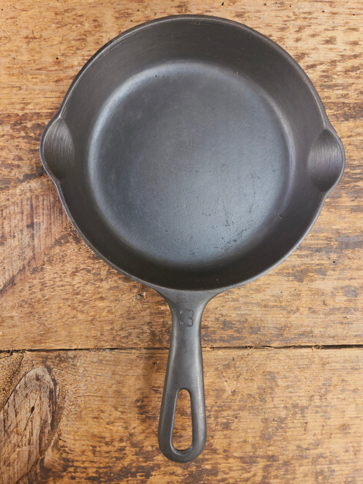 1940’s Griswold No. 3 Cast Iron Egg Skillet with Small Block Logo 709 J Skillet