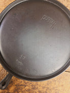 Gorgeous and not often seen #9 Puritan round griddle by Griswold. Perfect for everyday pancakes grilled cheese or oven