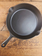 Very cool skillet. Griswold’s Good Health #9 Cast Iron Skillet 659. Classic Department store piece! Skillet