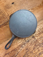 Tougher to find! Gorgeous early 1900’s Wapak #5 Block Logo Cast Iron Skillet with Heat Ring. Fully restored and ready