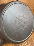 Gorgeous!! Very early 1910’s Griswold #7 Skillet with Heat Ring and Large Slant Logo ’Erie,’ 701 A Skillet