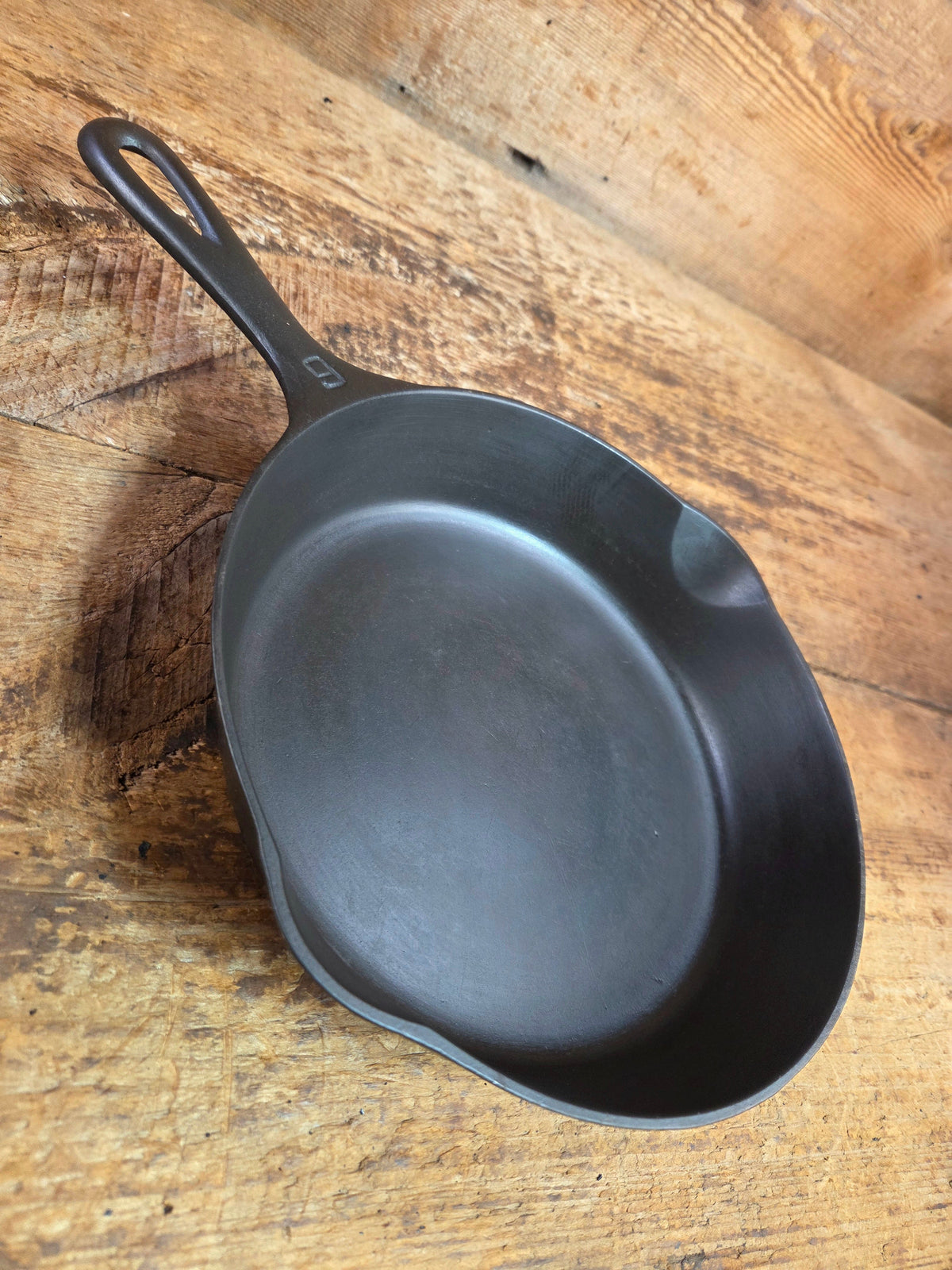 1920’s Griswold #6 Skillet with Large Block Logo and Smooth Bottom 699 C Skillet