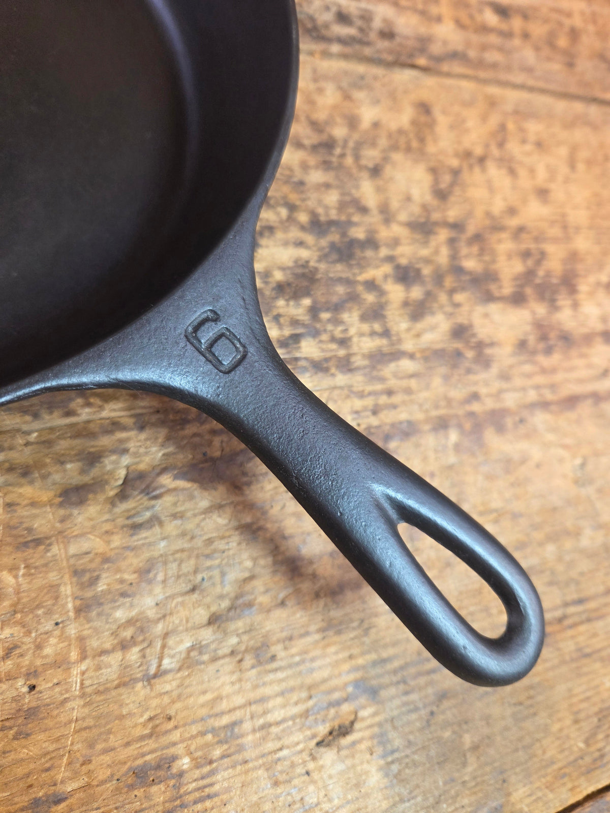 1920’s Griswold #6 Skillet with Large Block Logo and Smooth Bottom 699 C Skillet