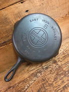 1920’s Griswold #6 Skillet with Large Block Logo and Smooth Bottom 699 H Skillet