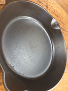 HTF Early 1900’s Griswold #6 Cast Iron Skillet Large Slant Logo 699 B Skillet