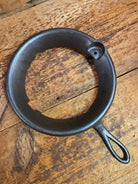 Early HTF 1900’s Stover No. 7 Waffle Iron with Low Base. Gorgeous design and balanced well. Ready to make crispy