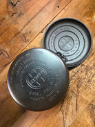 1920’s Griswold #9 Dutch Oven w/ Slant Logo p/n 834 A and p/n 2552 matching block lid Dutch Ovens Trivets & Kettles