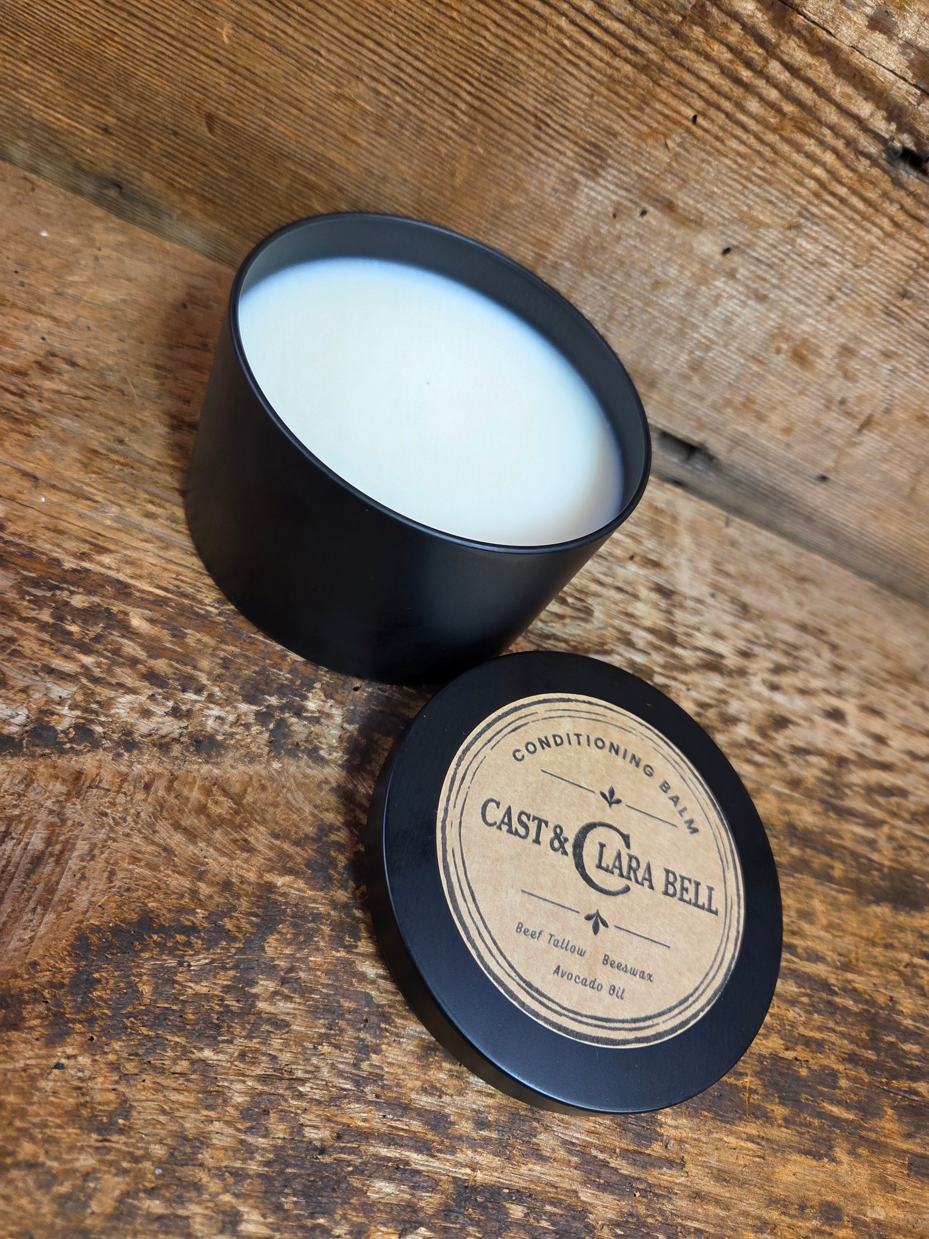 Cast Iron Conditioning Balm (10 oz - Large) One Large Tin (10 Oz total) Merchandise