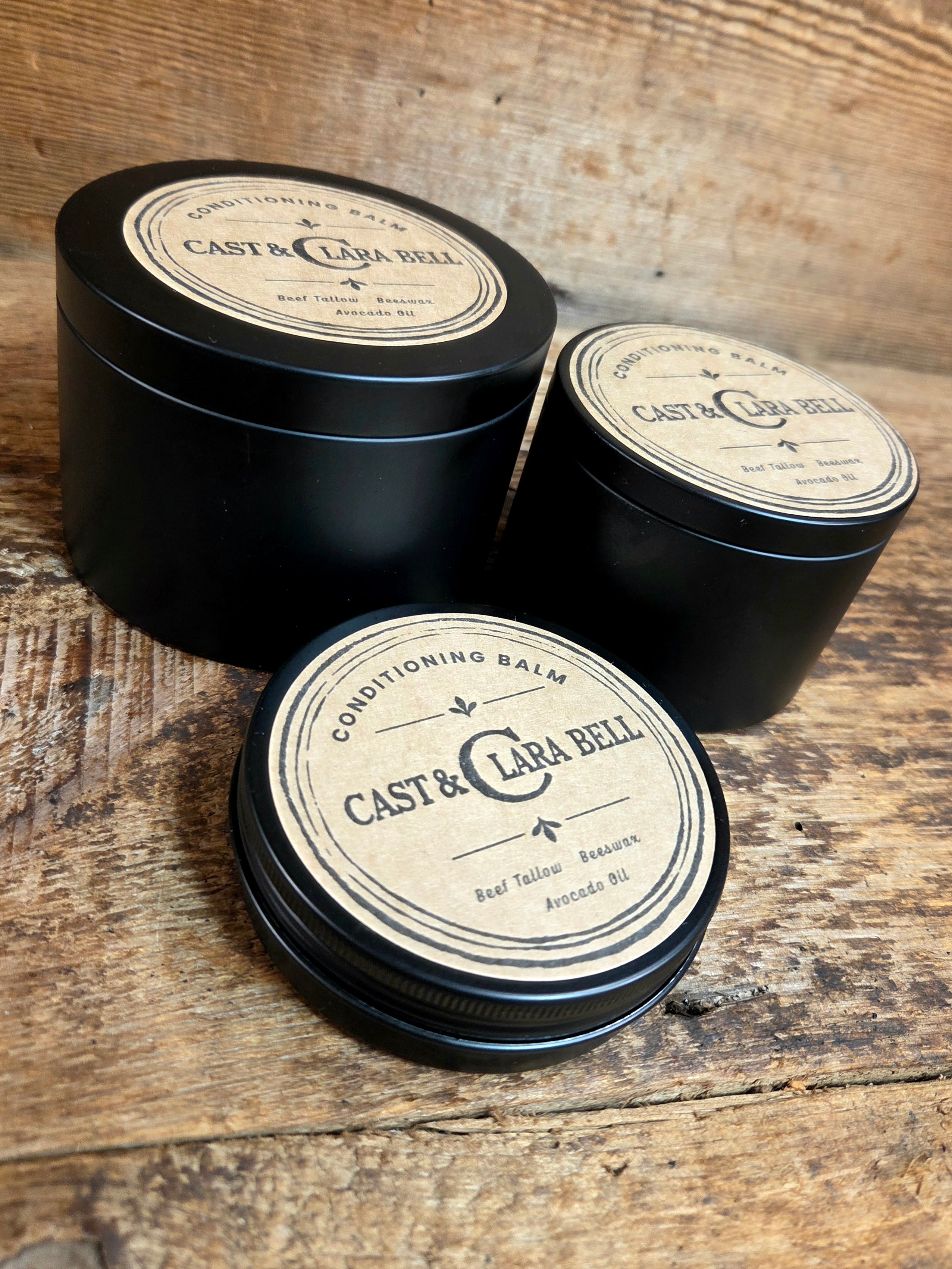 Cast Iron Conditioning Balm (6 oz - Medium) One Medium Tin (6 Oz total) Merchandise