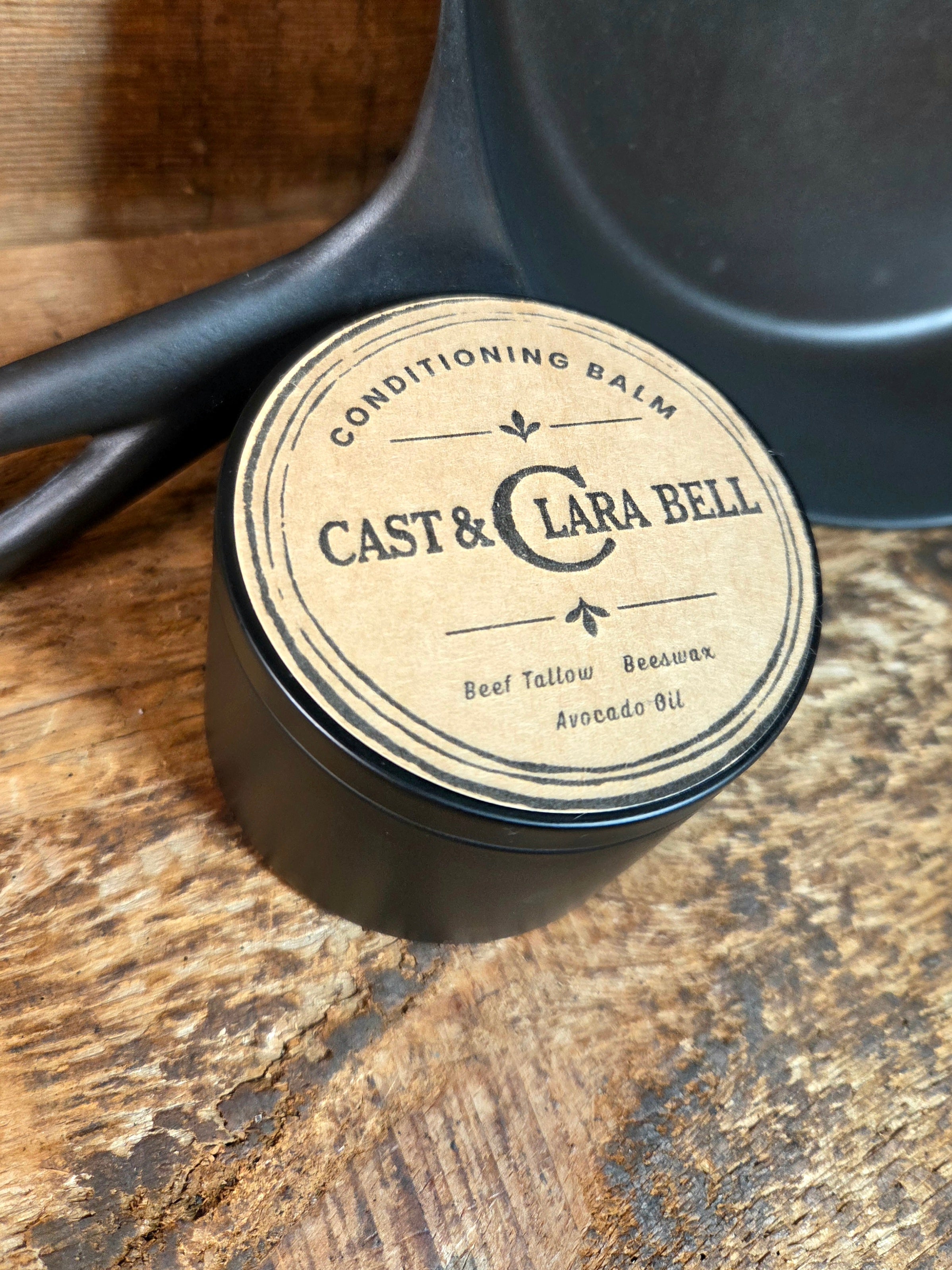 Cast Iron Conditioning Balm (6 oz - Medium) One Medium Tin (6 Oz total) Merchandise