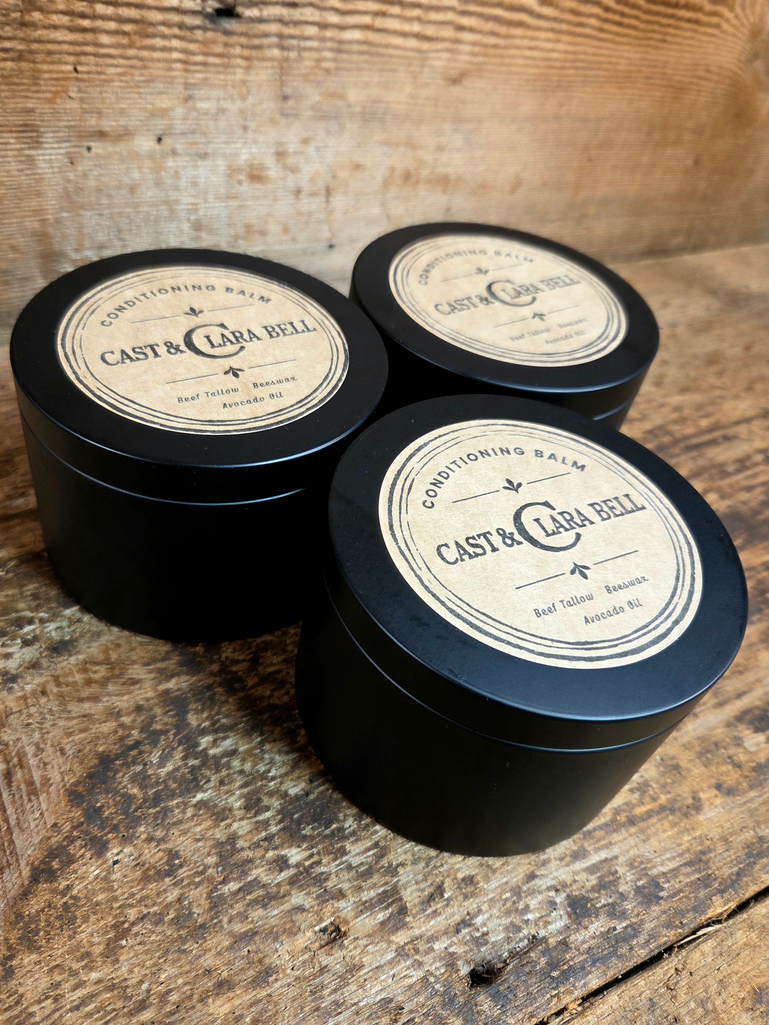 Cast Iron Conditioning Balm (10 oz - Large) One Large Tin (10 Oz total) Merchandise