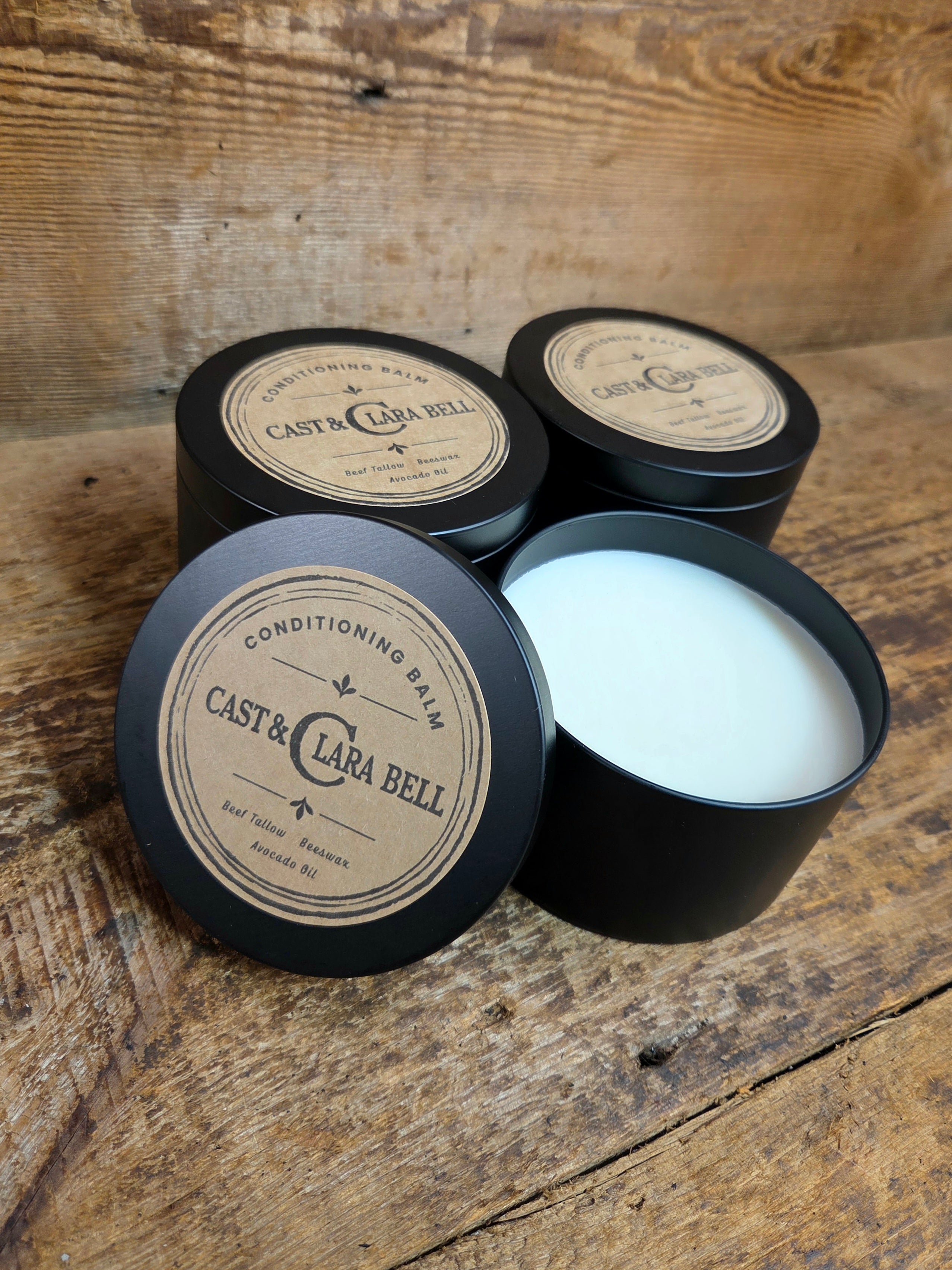 Cast Iron Conditioning Balm (10 oz - Large) One Large Tin (10 Oz total) Merchandise