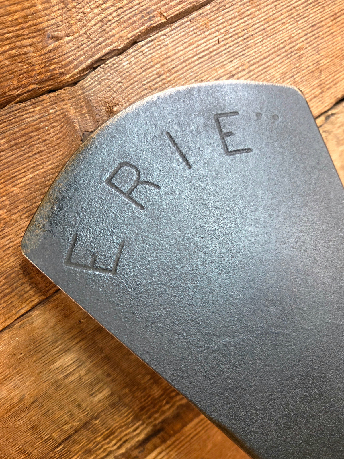 Show stopper. Custom made one of a kind Griswold Erie 2nd Series TAMPER Makers Mark! A high value collectors pan kept