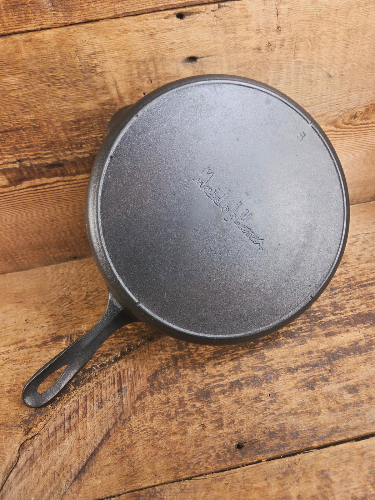 WOW! Maid of Honor (Lodge?) #8 skillet. Hard to find awesome design! - Skillet