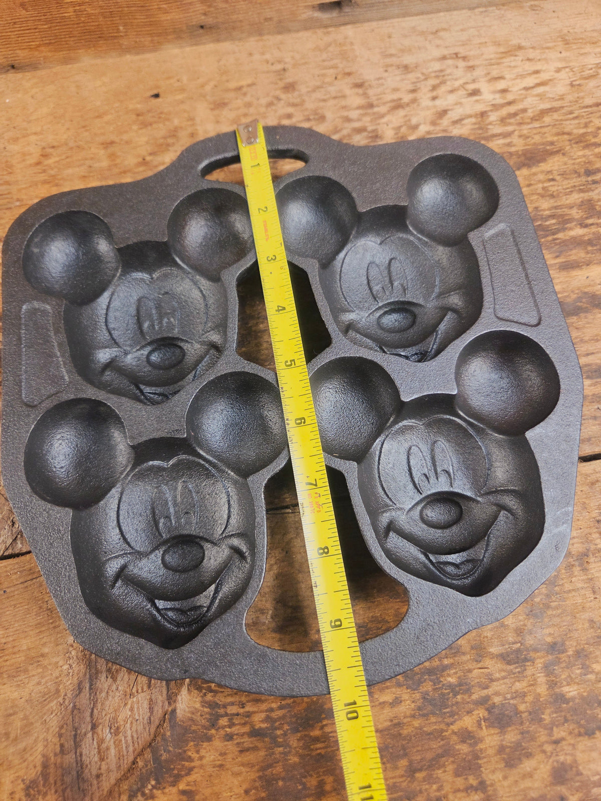So cool! Lodge made Mickey Mouse Gem Pan. Makes great mini cakes! - Bakeware