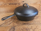 WOW! Harder to find 1930’s Wagner #8 DEEP skillet with matching lid! Not see often and with beautiful Hammered Finish
