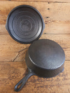 WOW! Harder to find 1930’s Wagner #8 DEEP skillet with matching lid! Not see often and with beautiful Hammered Finish
