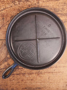 Awesome single serve piece! Lightweight early 1920 Griswold Slant Logo Vintage Griddle #8 Erie 738 - Griddle