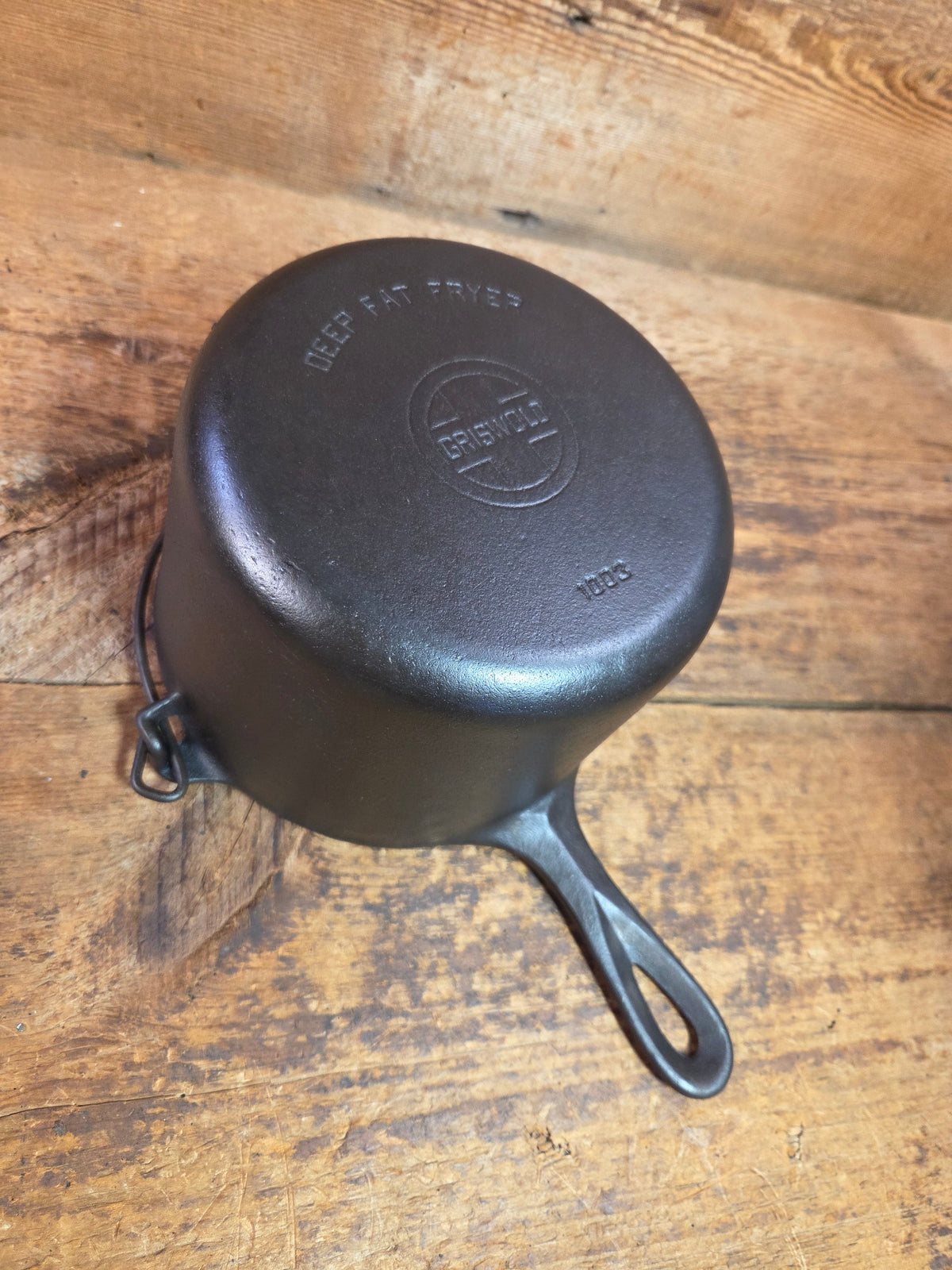 Very 1930’s HTF Griswold Deep Fat Fryer 1003. Restored and Ready To Use! Soups Stews and Deep frying - Skillet