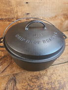 1930’s Large fully marked Wagner Ware No. 9 Dutch Oven with saw tooth style Lid 1269 - Dutch Ovens Trivets & Kettles
