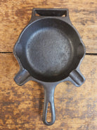 Collectible Griswold 570 Ashtray / Spoon Rest. Small Novelty cast iron skillet for display or stove! Fully Restored so