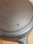 1910’s very early Lodge #6 Cast Iron Skillet with Single Notch and Raised #2 at 6 O’clock position - Skillet