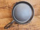 Gorgeous and harder to find Martin Stove & Range No. 7 Skillet Griddle with Hamburger Logo. Versatile restored and