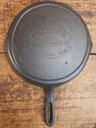 Gorgeous and harder to find Martin Stove & Range No. 7 Skillet Griddle with Hamburger Logo. Versatile restored and