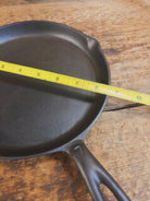 Gorgeous and harder to find Martin Stove & Range No. 7 Skillet Griddle with Hamburger Logo. Versatile restored and