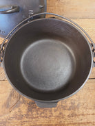 Awesome! 1920’s Griswold #8 Tite-Top Cast Iron Dutch Oven 833 D and high dome matching Griswold Lid 2551 A - Dutch