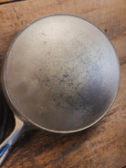 TWO skillets in one! 1920’s Era Wagner Combo Cooker 1401/1401. Nickel Outside Black Iron Inside - Skillet