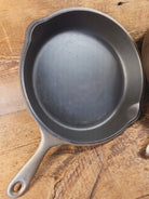 TWO skillets in one! 1920’s Era Wagner Combo Cooker 1401/1401. Nickel Outside Black Iron Inside - Skillet
