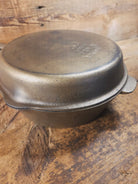 TWO skillets in one! 1920’s Era Wagner Combo Cooker 1401/1401. Nickel Outside Black Iron Inside - Skillet