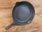 1910’s very early Lodge #6 Cast Iron Skillet with Single Notch and Raised S at 6 O’clock position - Skillet