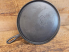 Favorite Piqua Ware #8 Round Cast Iron Griddle with Smiley Logo 8 - Griddle