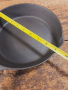 Gorgeous Mid 1900’s Lodge #6 Skillet with Three Notch Heat Ring with ’7 and 5’’ makers mark. Perfect for saute & sides