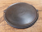 Beautiful!! Early 1920’s Griswold Slant Logo ’Erie’ No. 12 Round Griddle Bailed 741. Perfect Pizza Griddle - Griddle