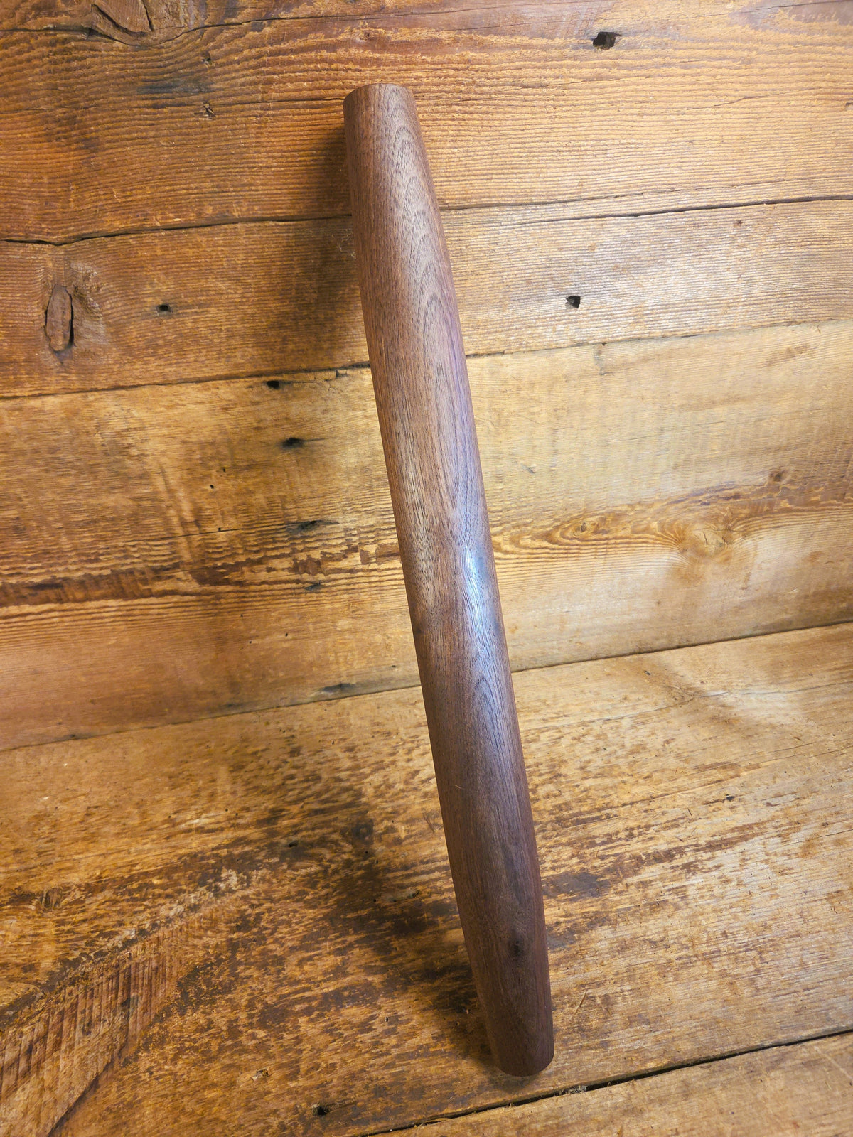 Handspun French Rolling Pin - Dark Black Walnut - Dark Brown - Culinary Accessories