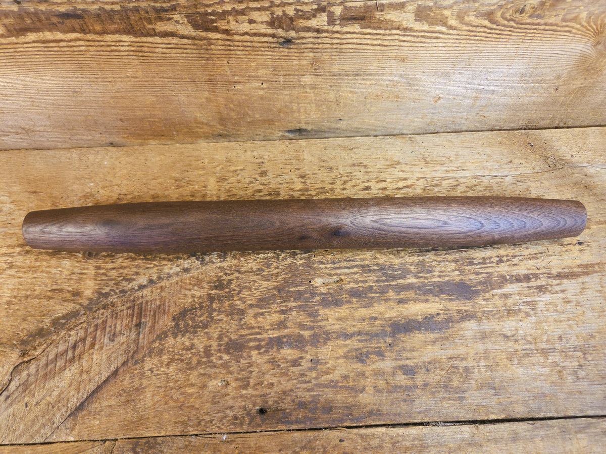 Handspun French Rolling Pin - Dark Black Walnut - Dark Brown - Culinary Accessories
